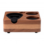 Normcore Compact Espresso Tamping Station 58mm, walnut